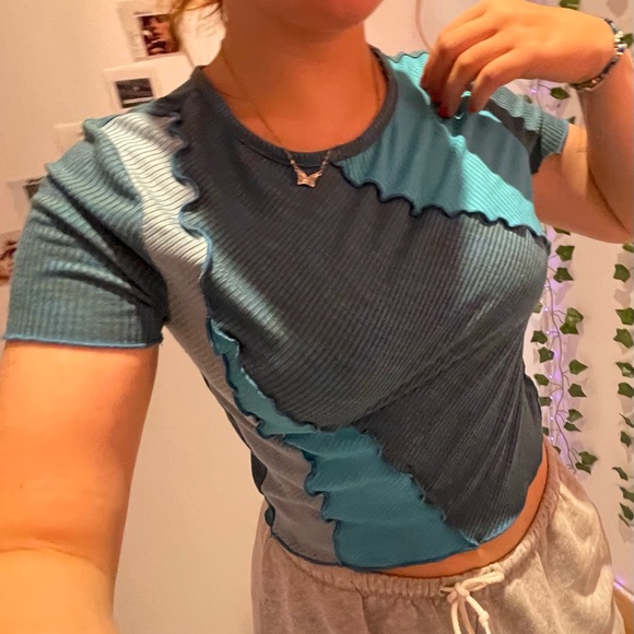 wild fable re-sewn cropped tee - Picture 4 of 4